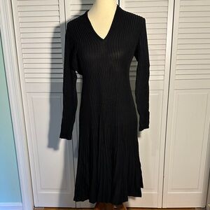 Peruvian Connection Black Long Sleeve Arielle Dress